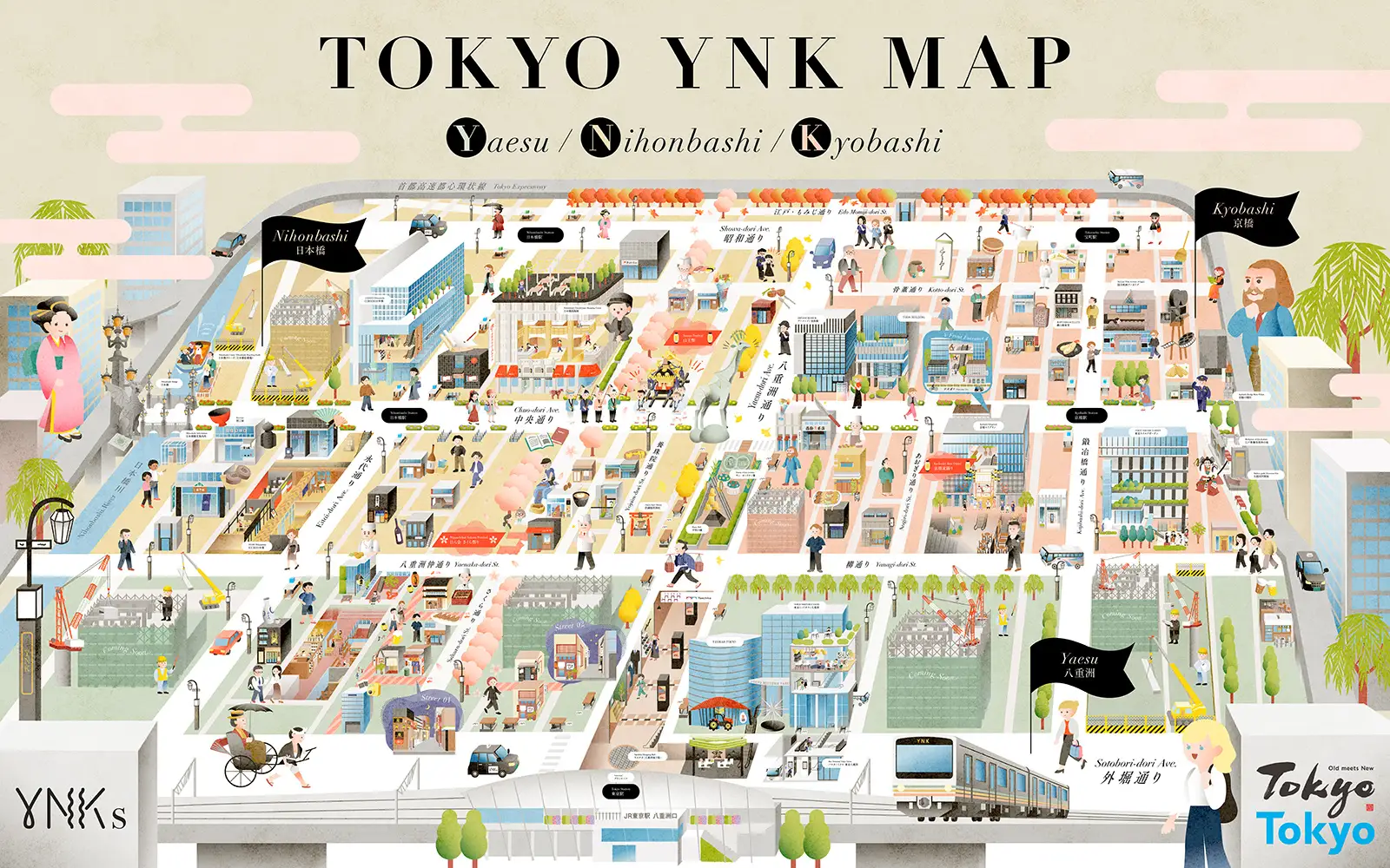 TOKYO YNK MAP