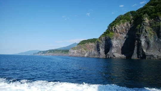 知床のオホーツク海