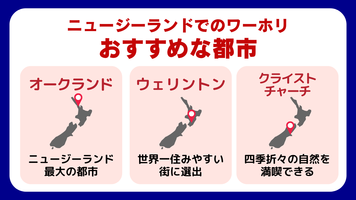 ニュージーランドでワーホリする際のおすすめな都市