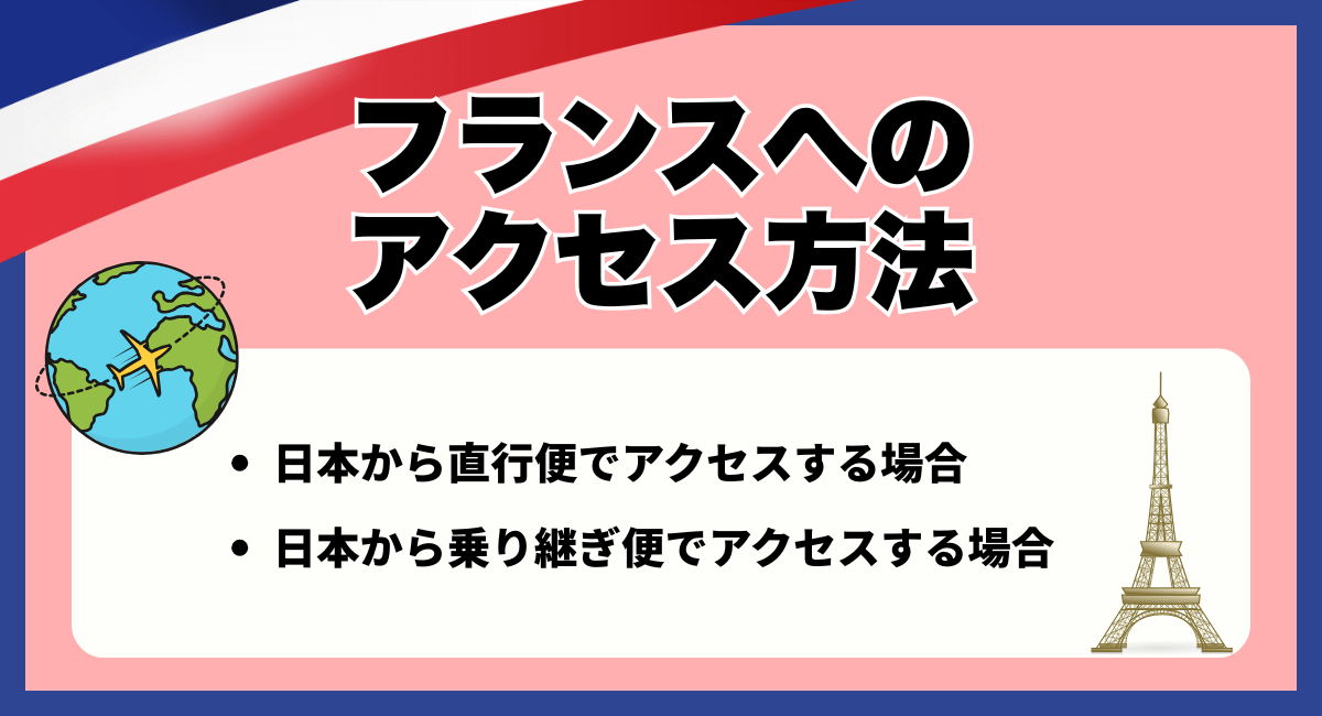 フランスへのアクセス方法